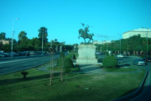 a statue of a man on a horse
