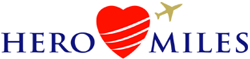 a red heart with blue text