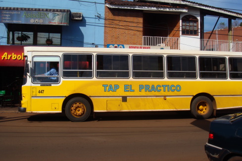 a yellow bus on the street