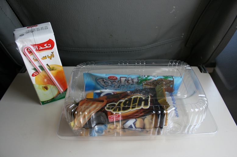 Kish Air from Kish to Dubai Onboard 2 meal