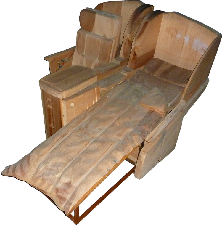 American Airlines Wooden Business Class Seats 01