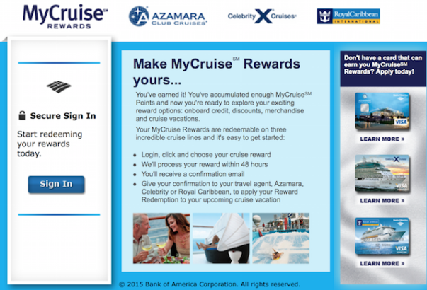 Exploring My Cruise Rewards