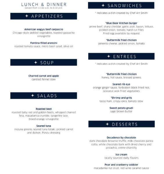 Tasty Here's the United Polaris Lounge Menu Live and Let's Fly