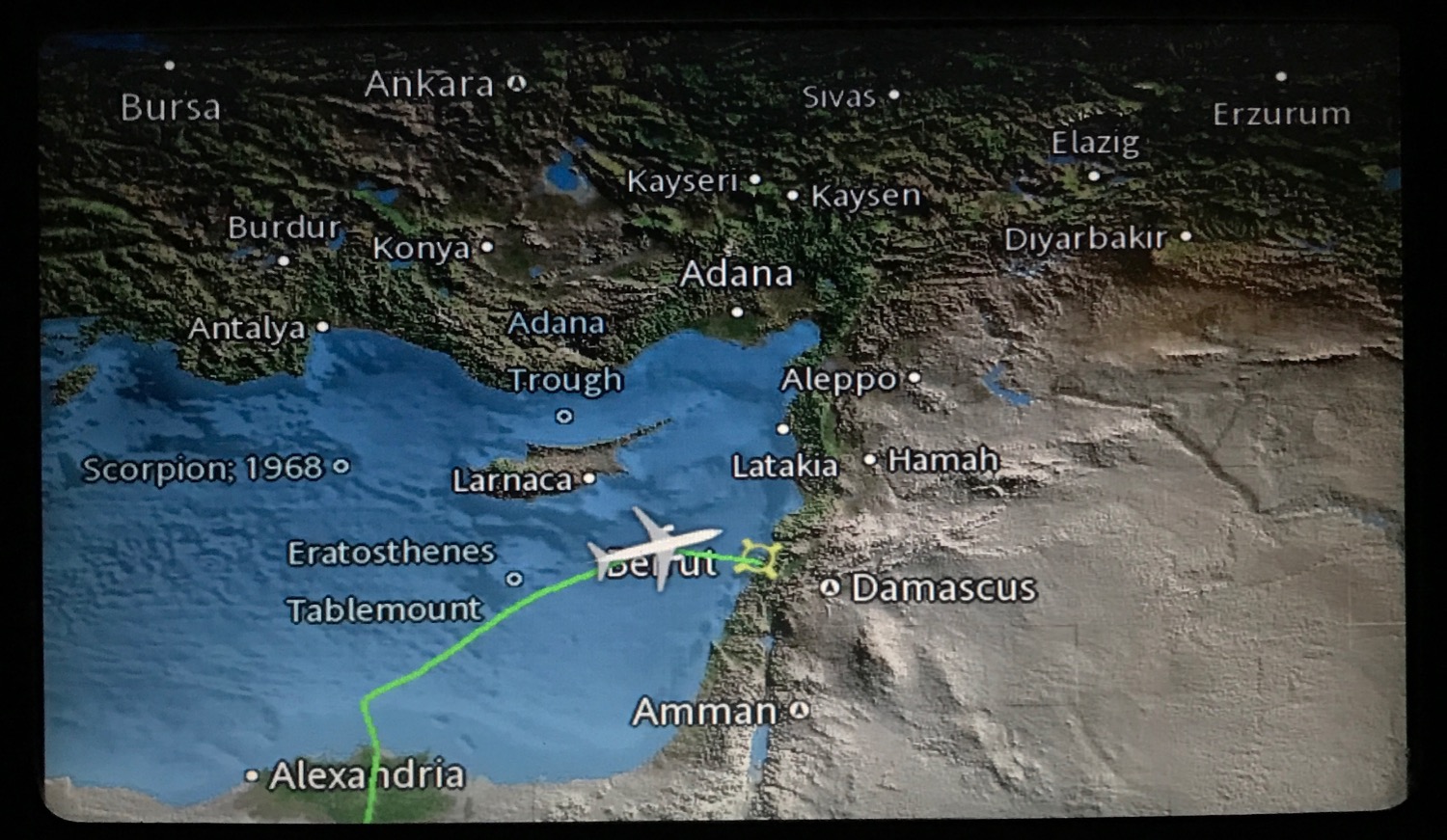 EgpytAir Cairo to Beirut 737-800 Business Class - 19