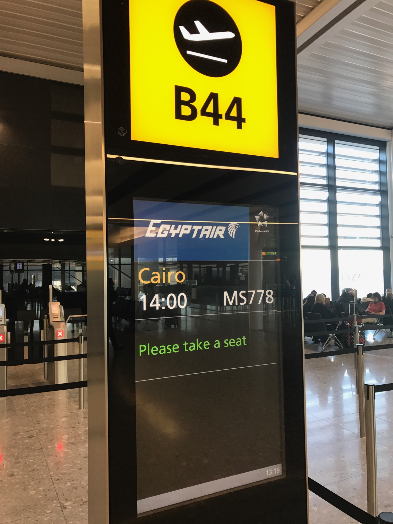 EgpytAir London to Cairo 777-300 Business Class - 5