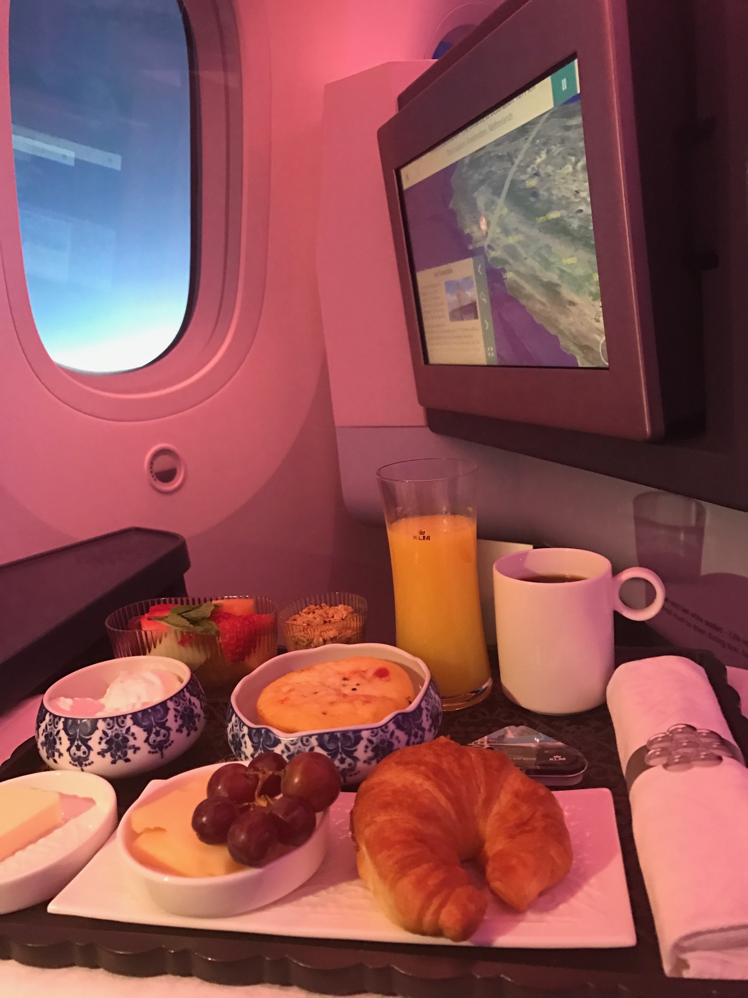 KLM 787 Business Class Review - 90