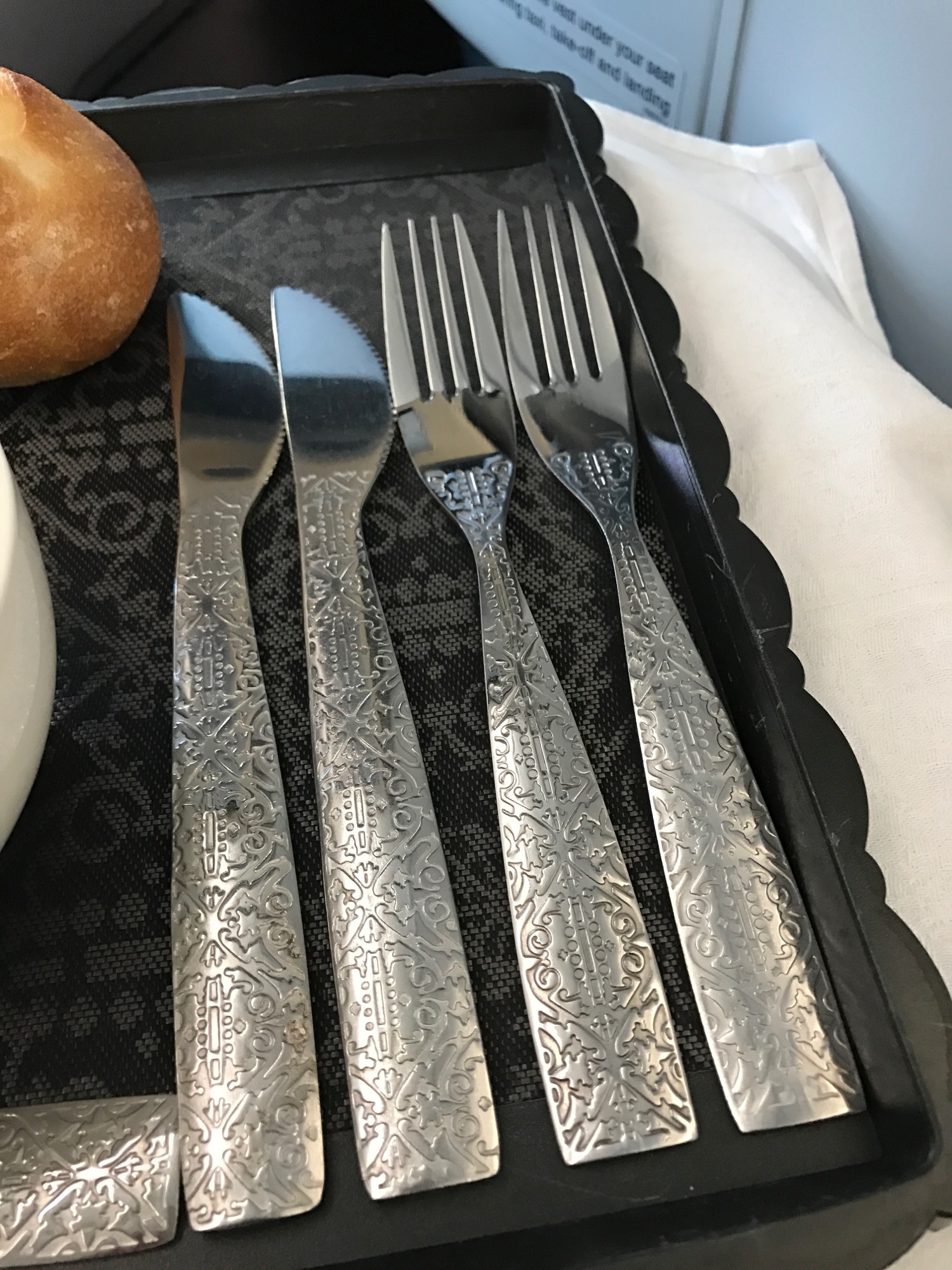 KLM 787 Business Class Review Cutlery - 1