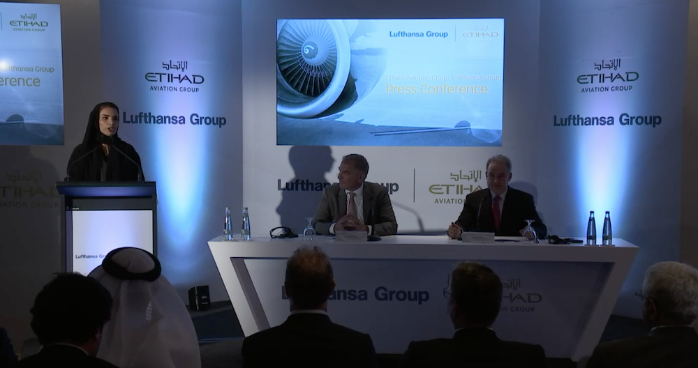 Lufthansa Etihad Press Conference 02