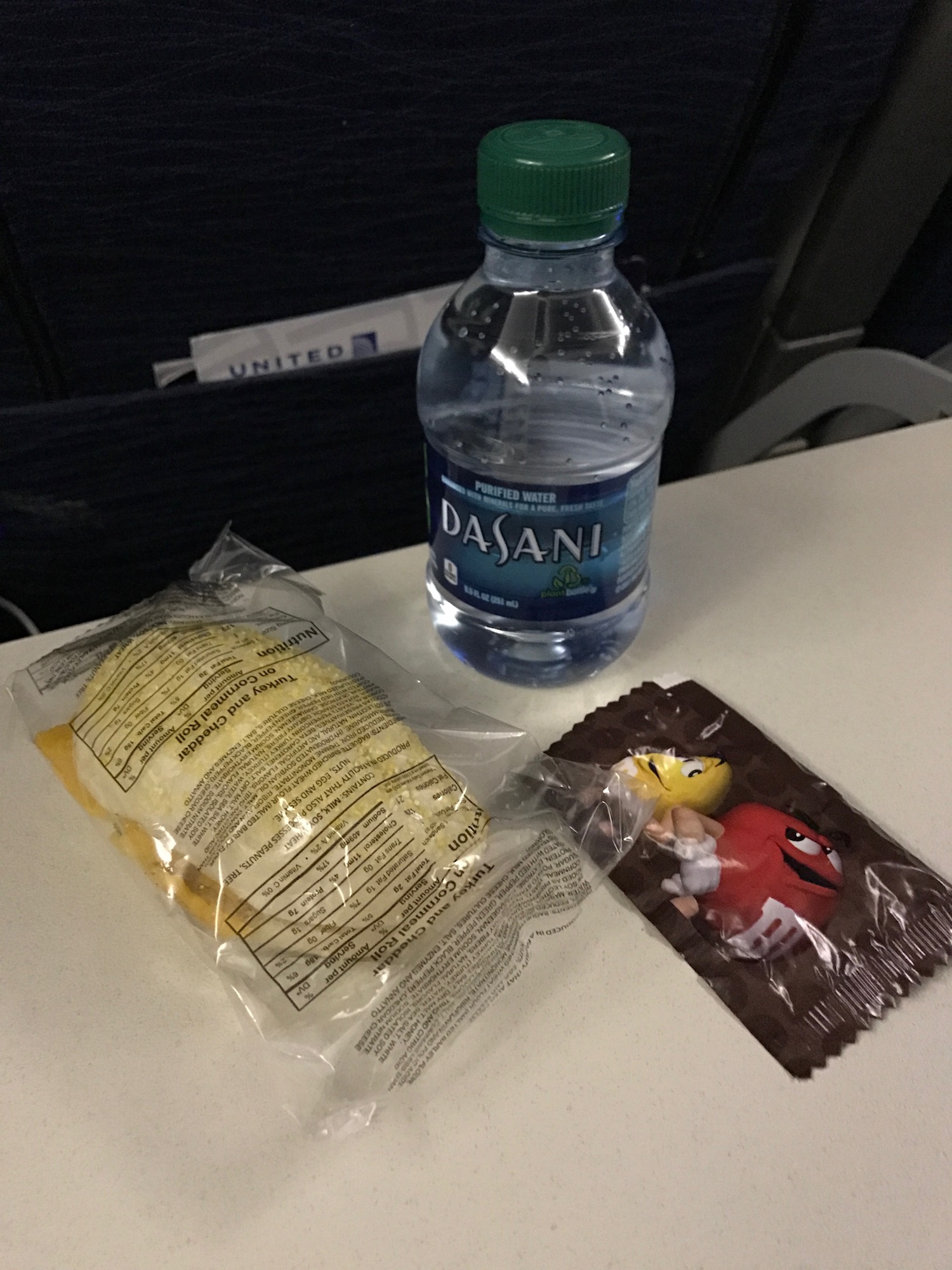 United Airlines Economy Class Meal SFO-FRA 02