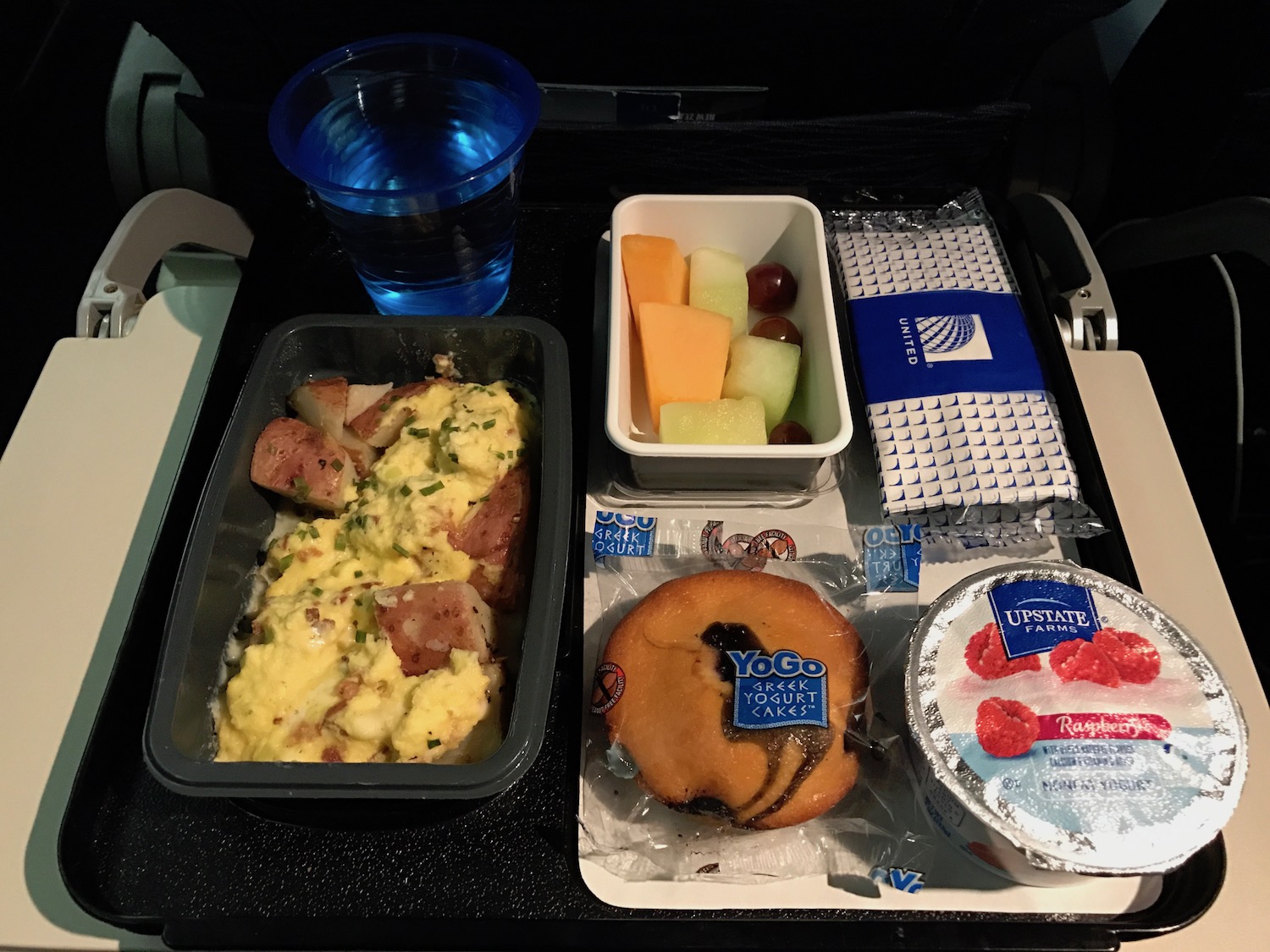United Airlines Economy Class Meal SFO-FRA 03