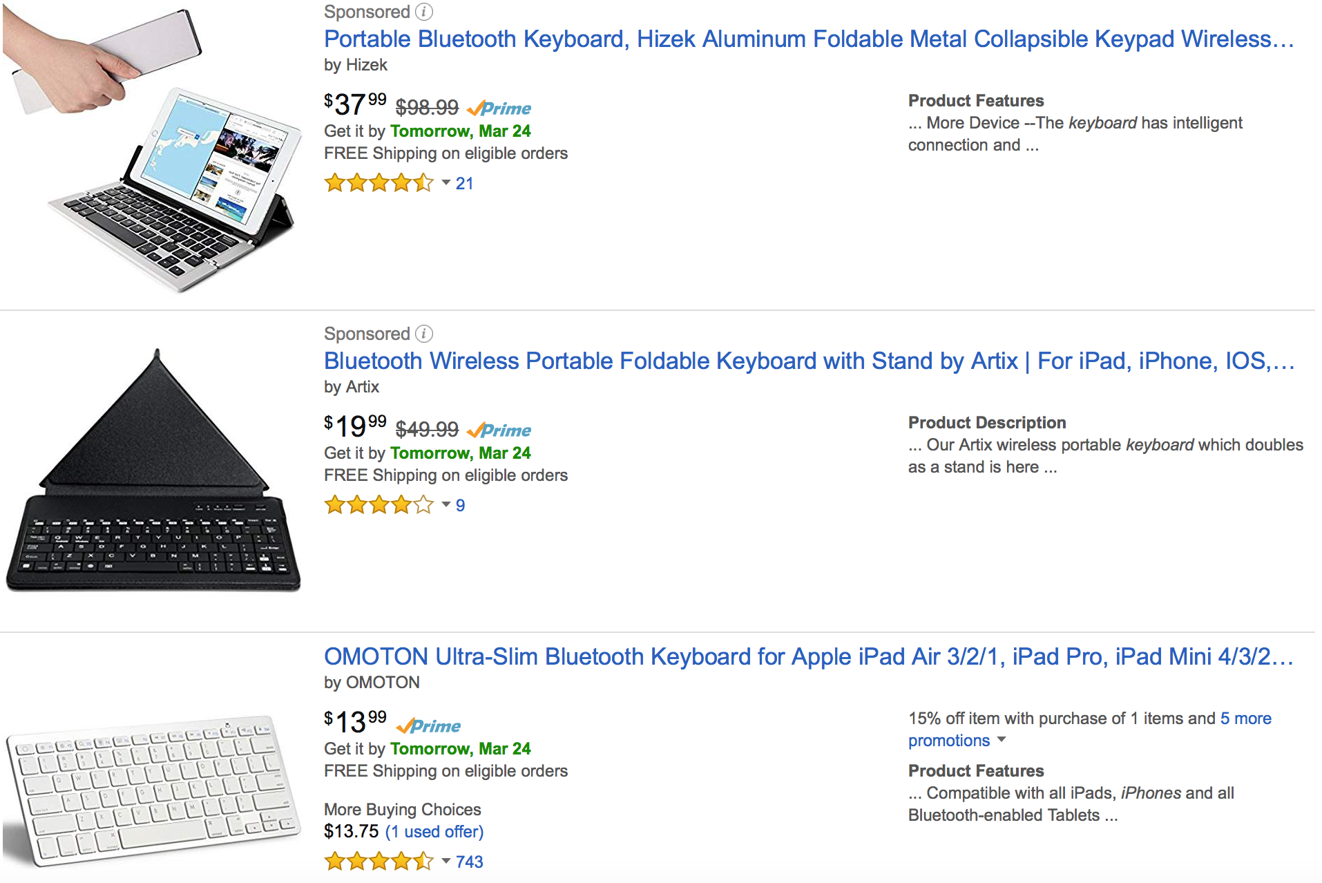 Amazon Wireless Keyboards