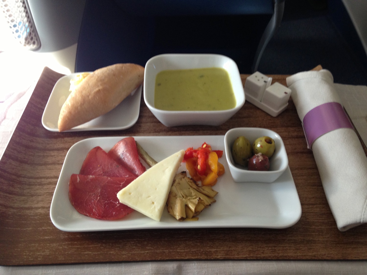 Delta One Business Class Meal - 3