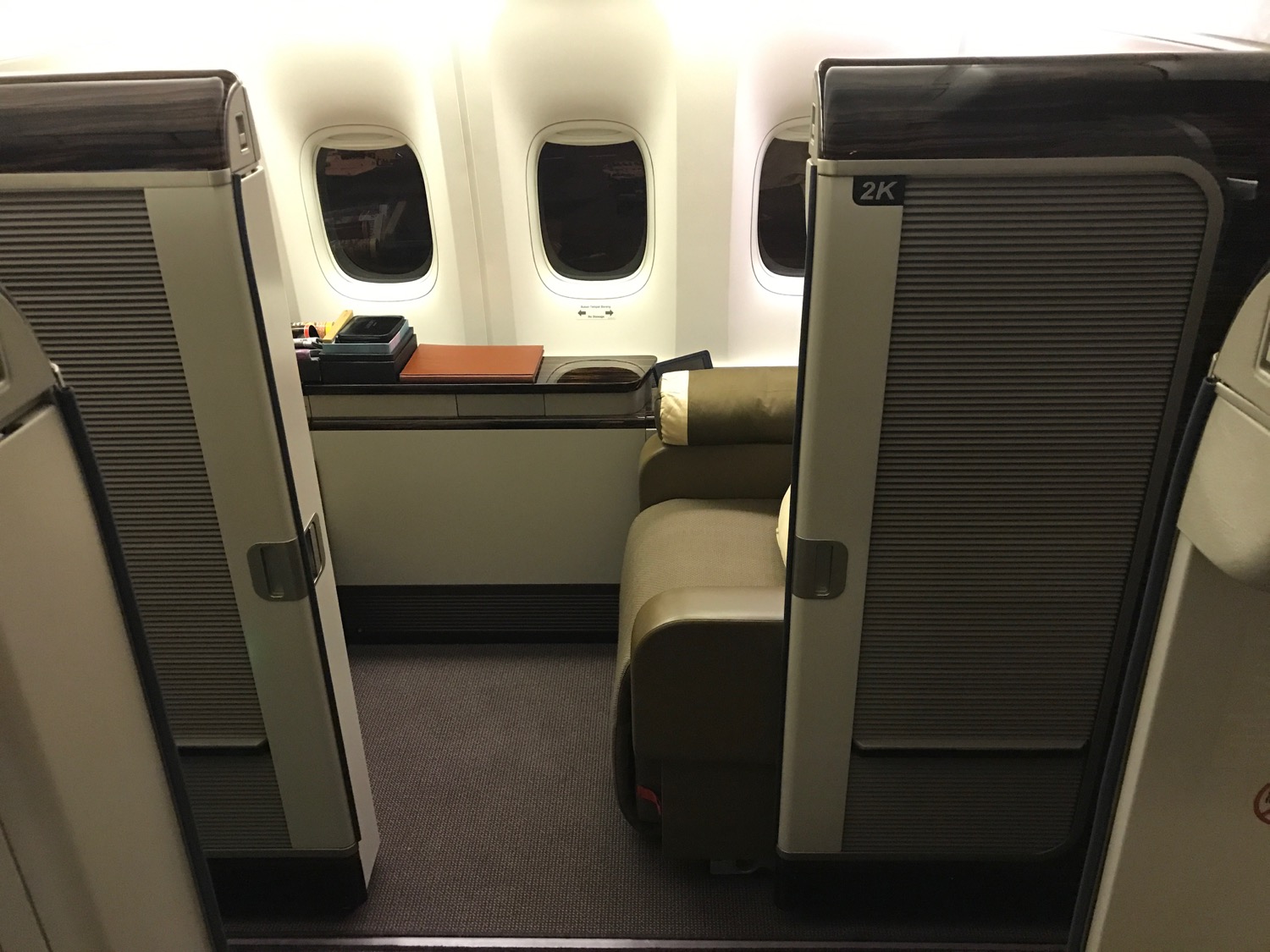 Garuda First Class Review Jakarta to Amsterdam - 12