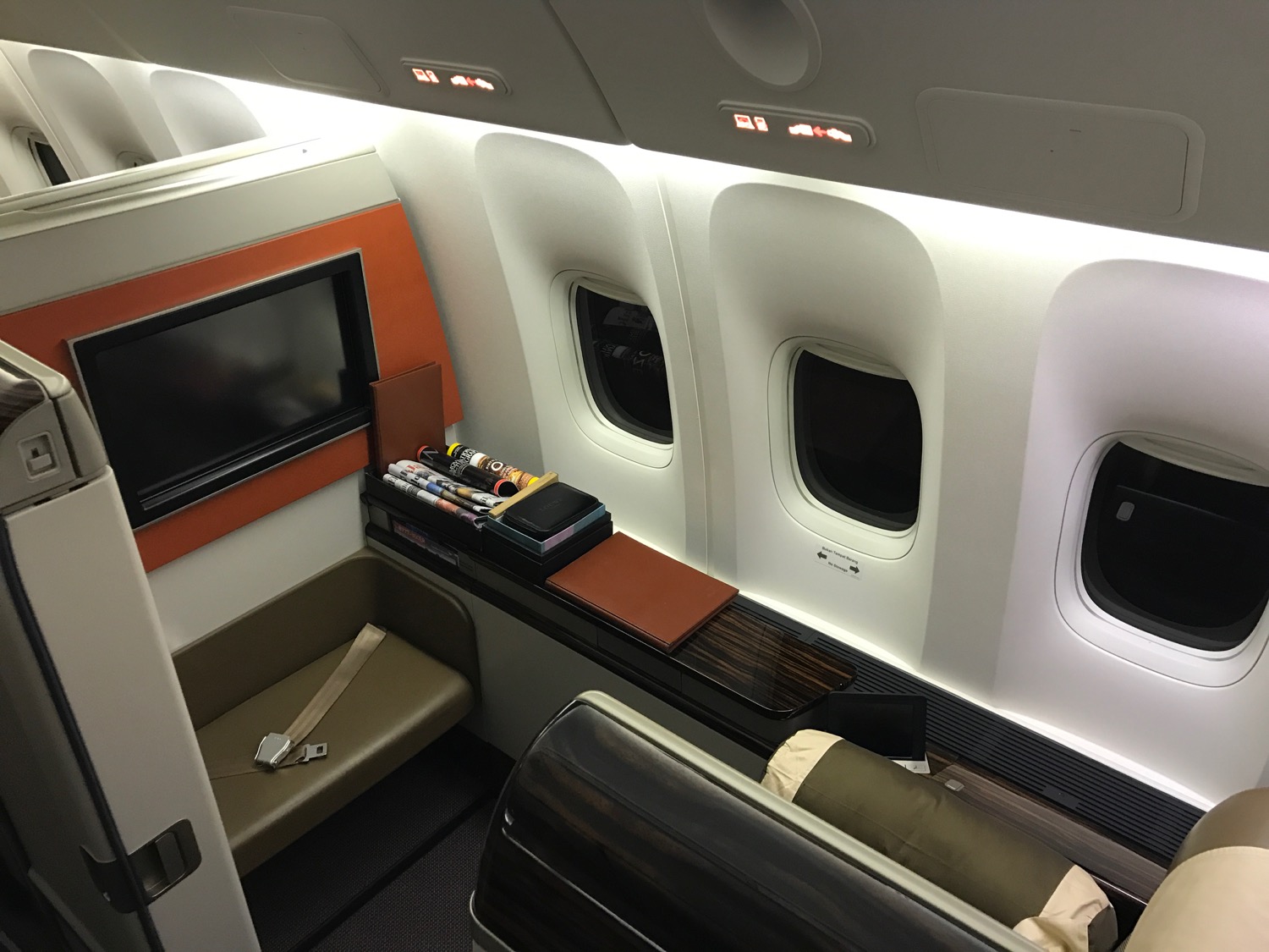 Garuda First Class Review Jakarta to Amsterdam - 16