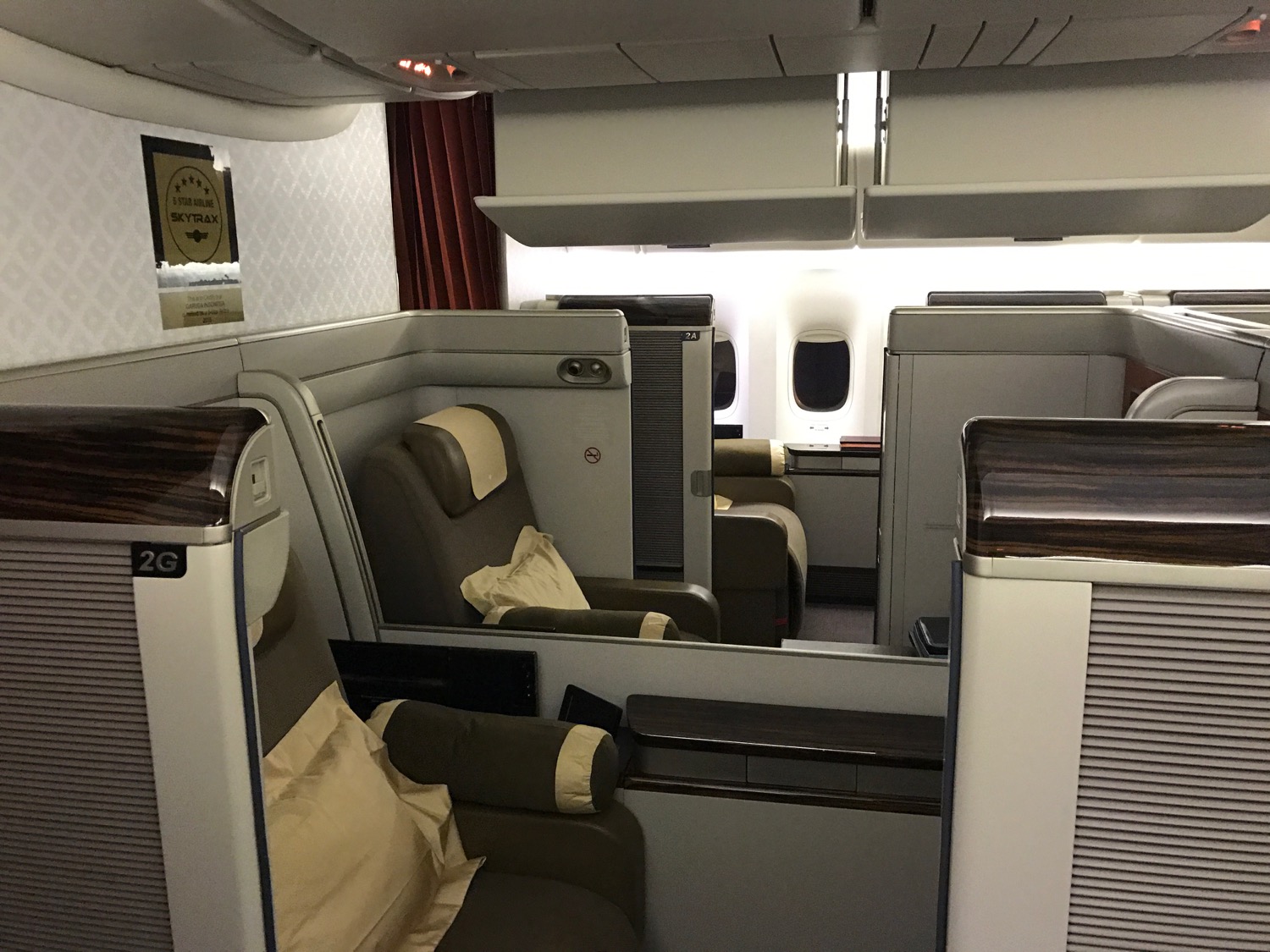 Garuda First Class Review Jakarta to Amsterdam - 6