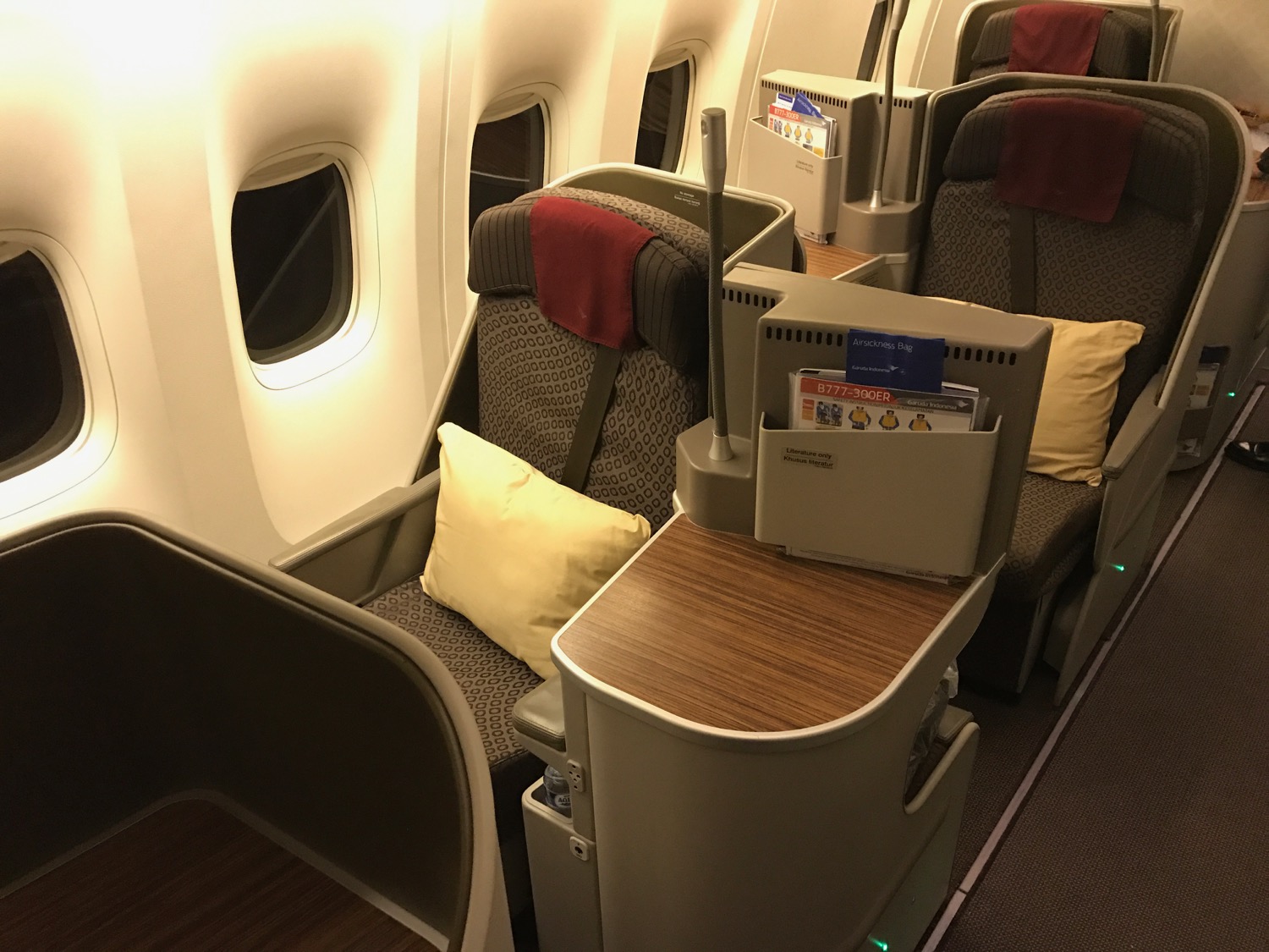Garuda First Class Review Jakarta to Amsterdam - 8
