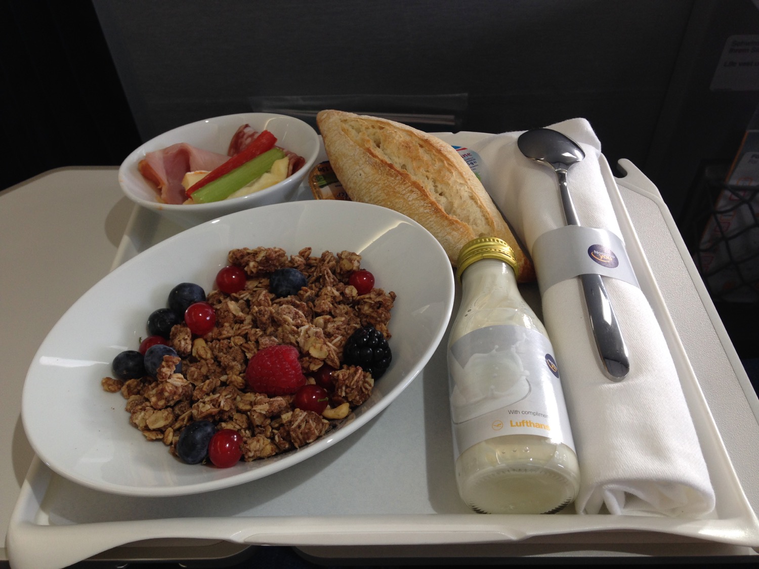 Lufthansa Shorthaul Business Class Breakfast - 2
