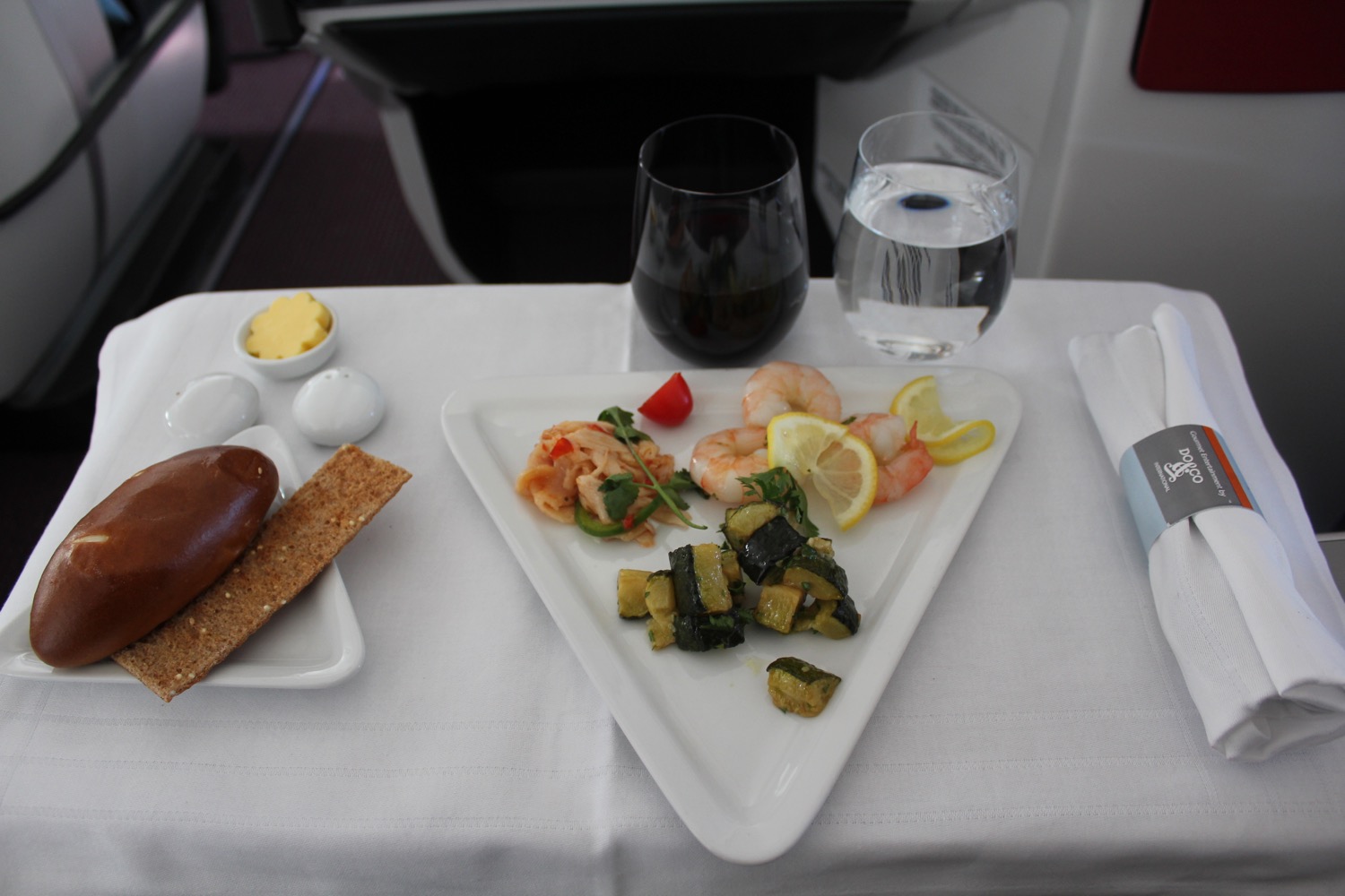 Austrian Airlines 767 Busines Class Review - 18