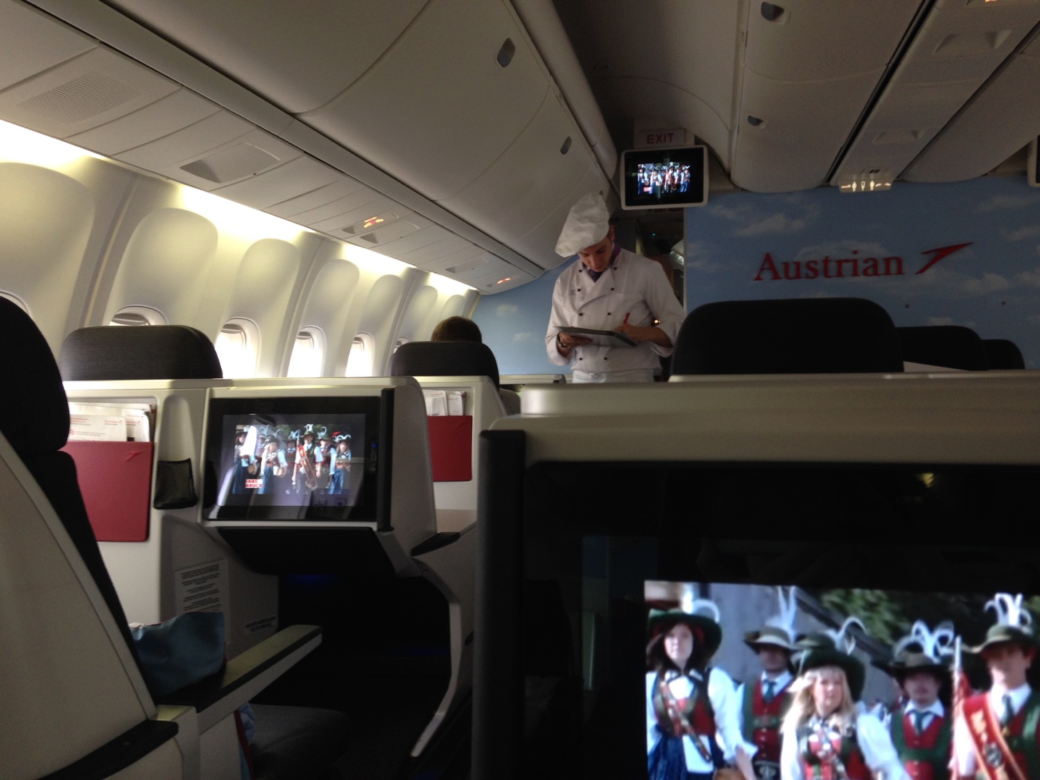 Austrian Airlines 767 Busines Class Review - 2