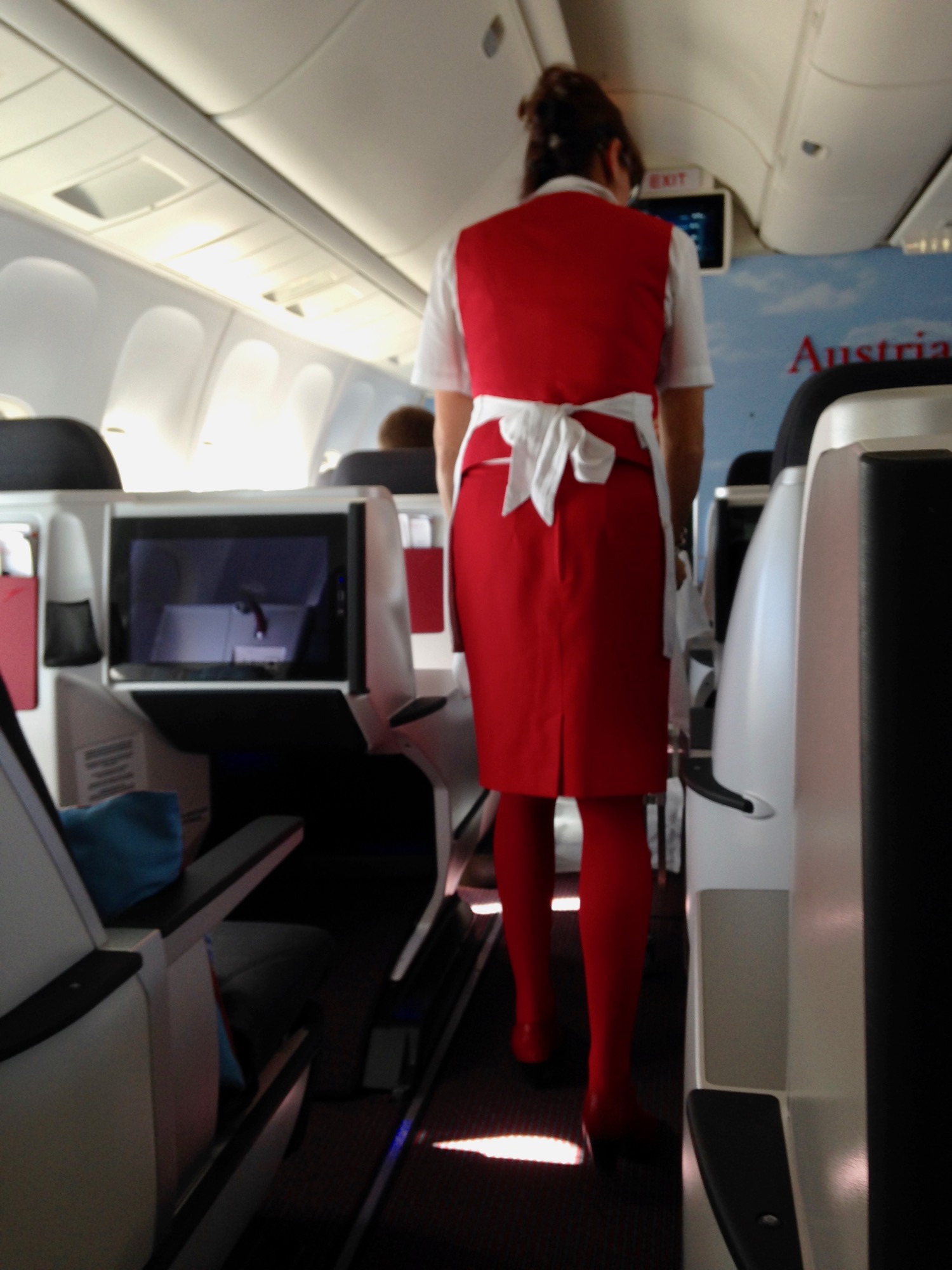 Austrian Airlines 767 Busines Class Review - 5
