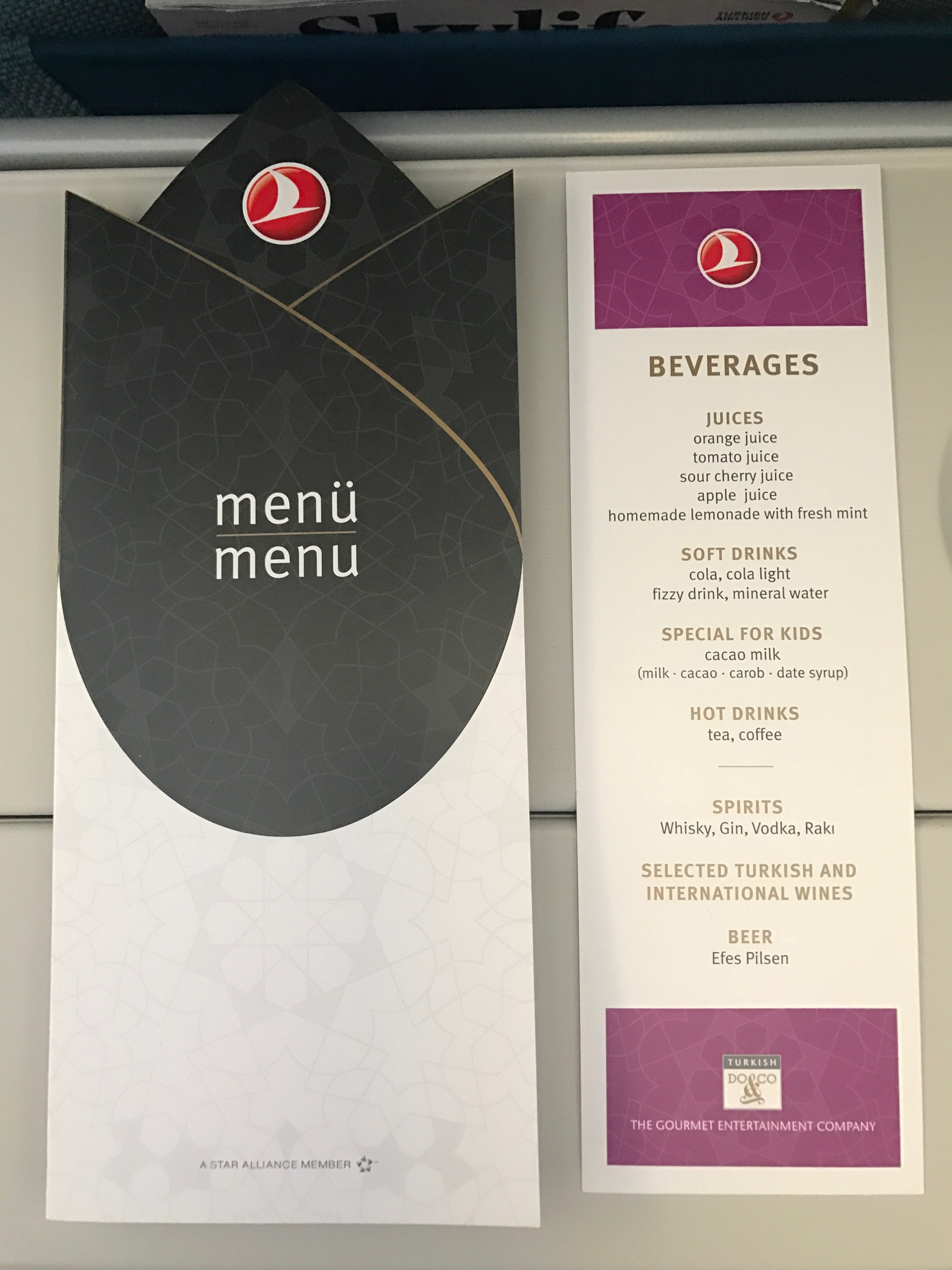 Turkish Airlines Economy Class Meals - 1