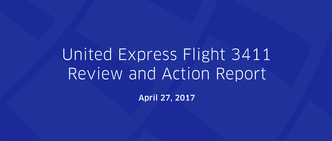 United Airlines Action Report UA3411