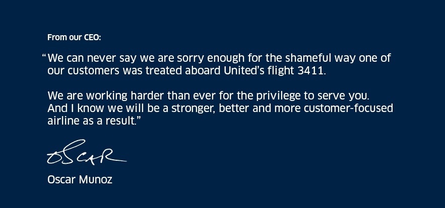 United Airlines Overbooking Guidelines