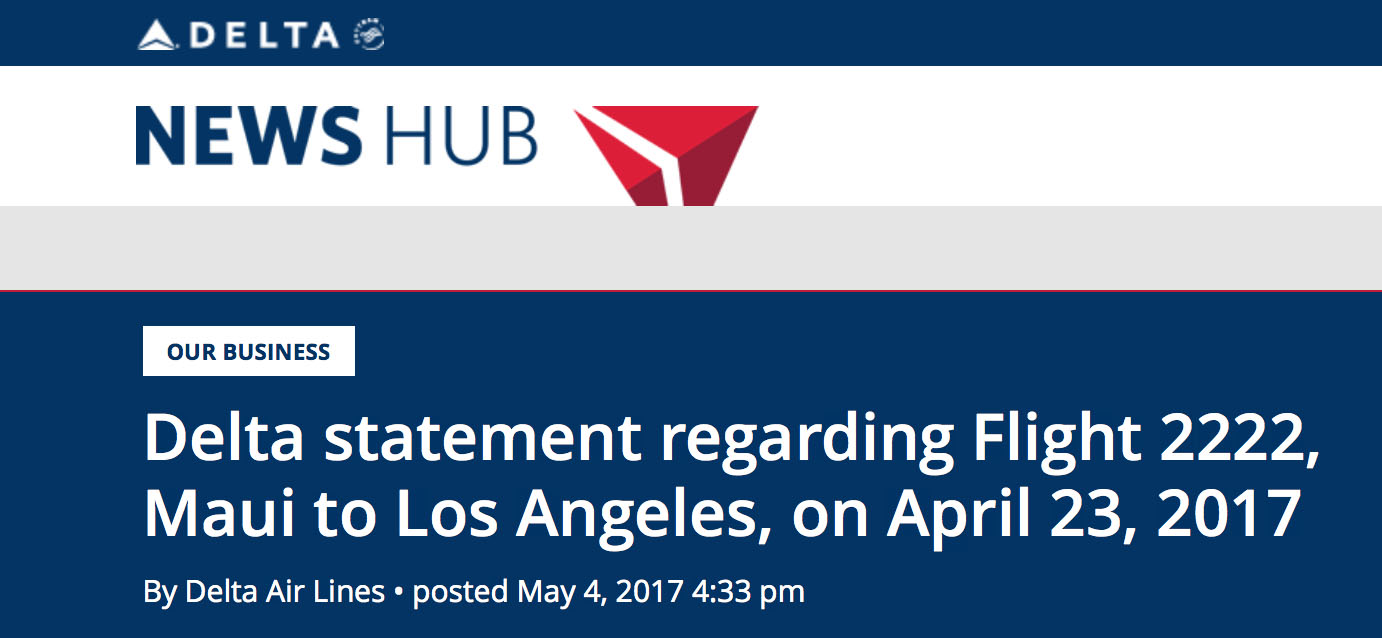 Delta Statement Family Kicked Off