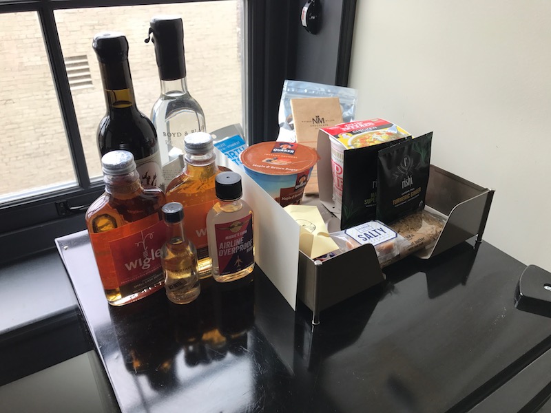 Local selections and minibar