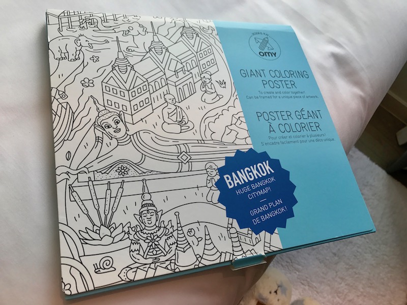 a blue and white coloring book