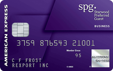 Starwood SPG Business Credit Card AMEX