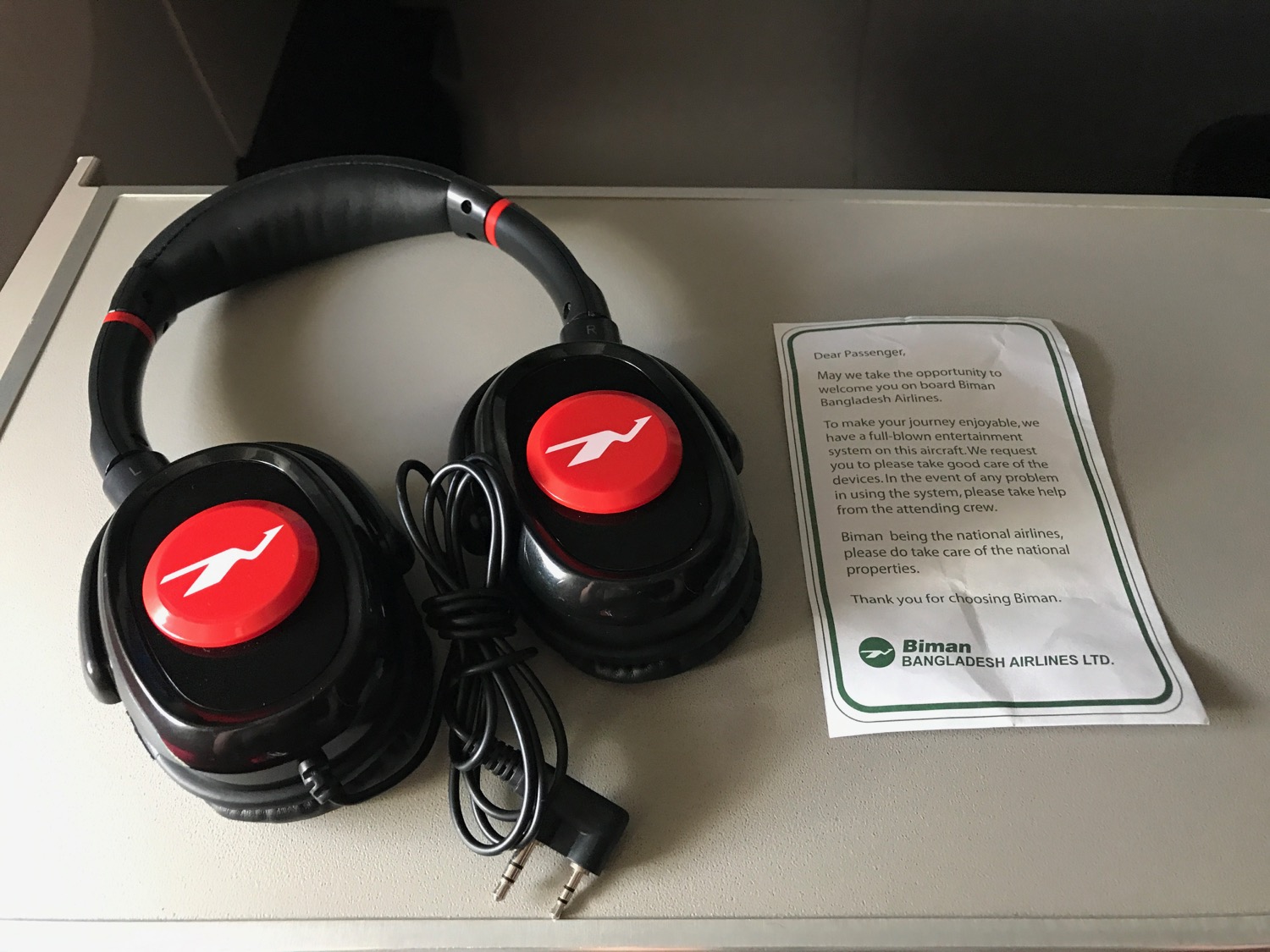 a pair of headphones on a table