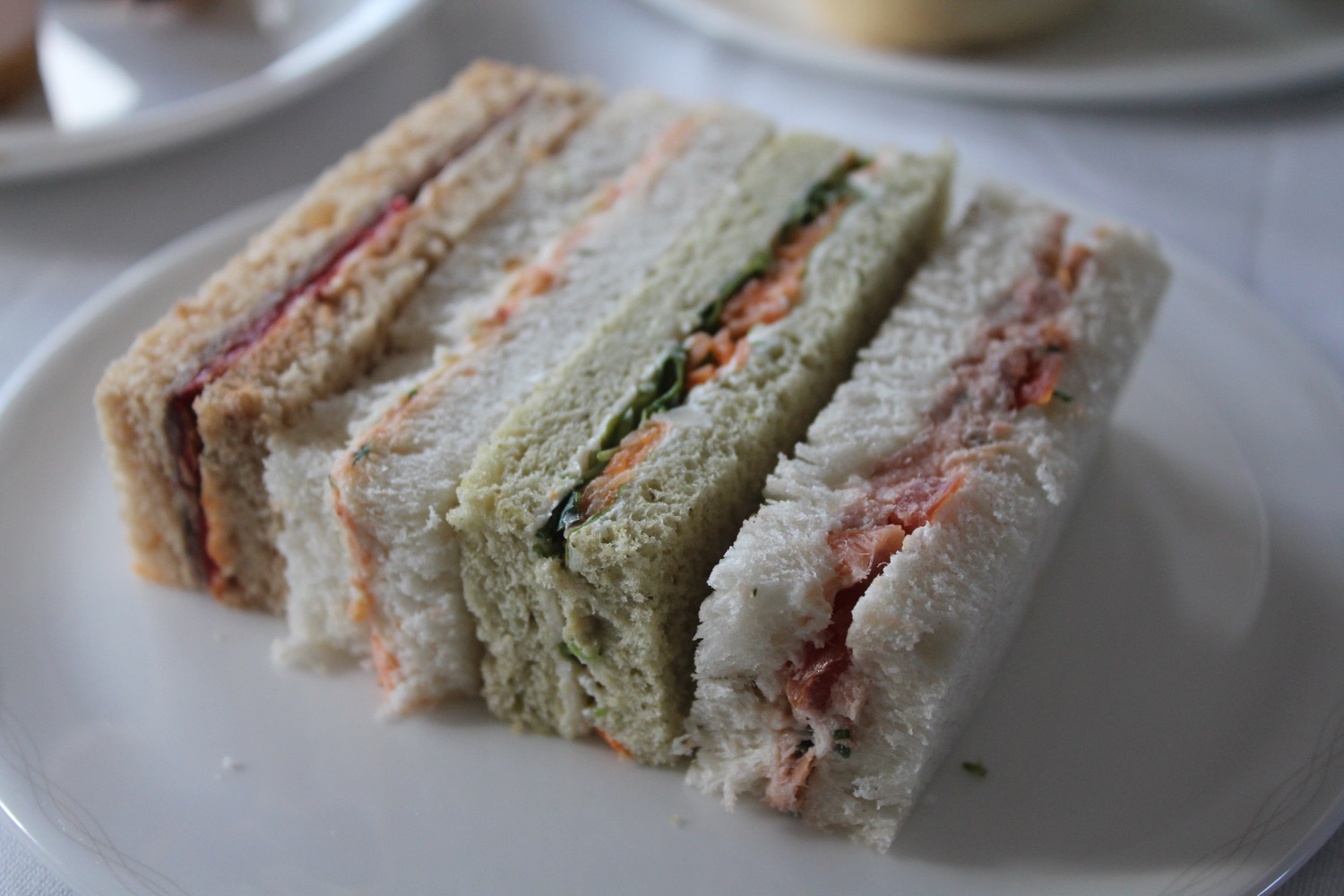 a group of sandwiches on a plate