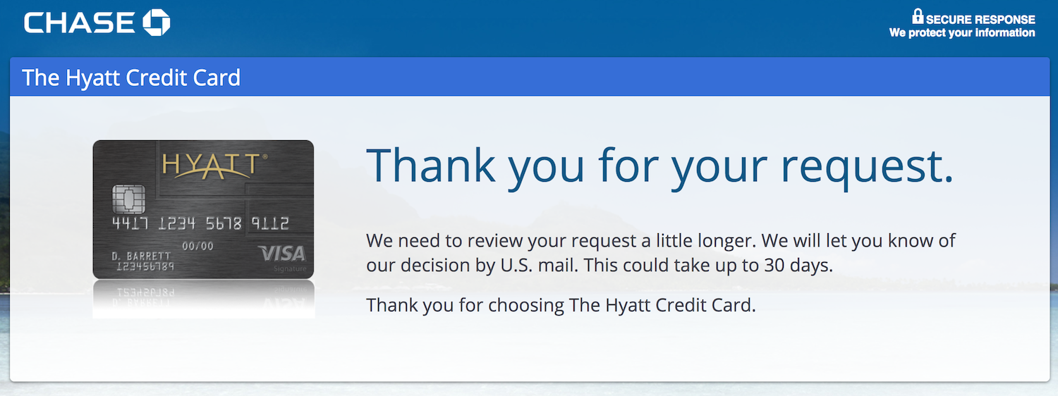 Hyatt Credit Card