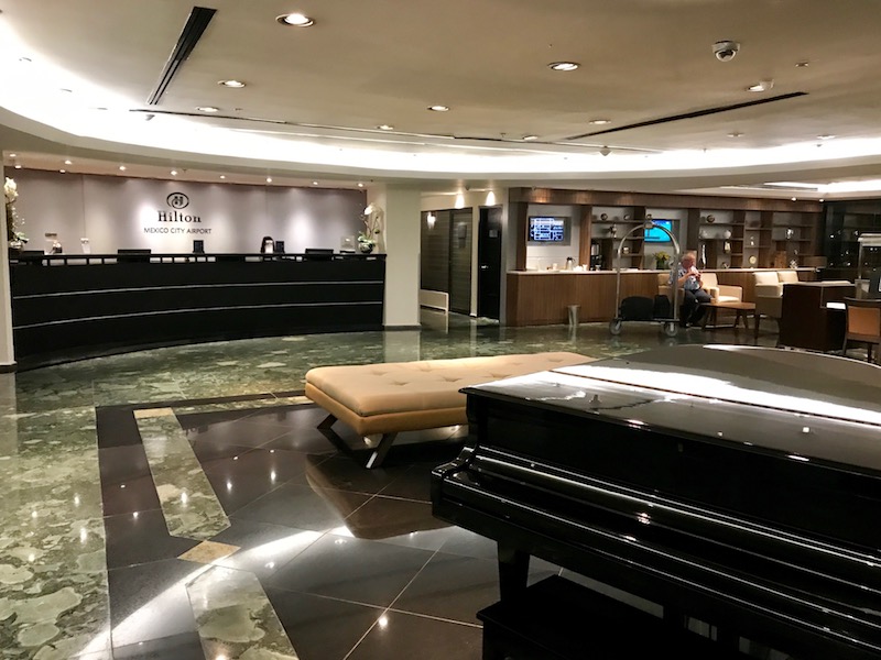 Lobby at Hilton Mexico City Airport Hotel