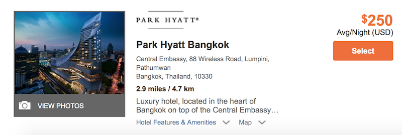 Park Hyatt Bangkok already dropping their rates.
