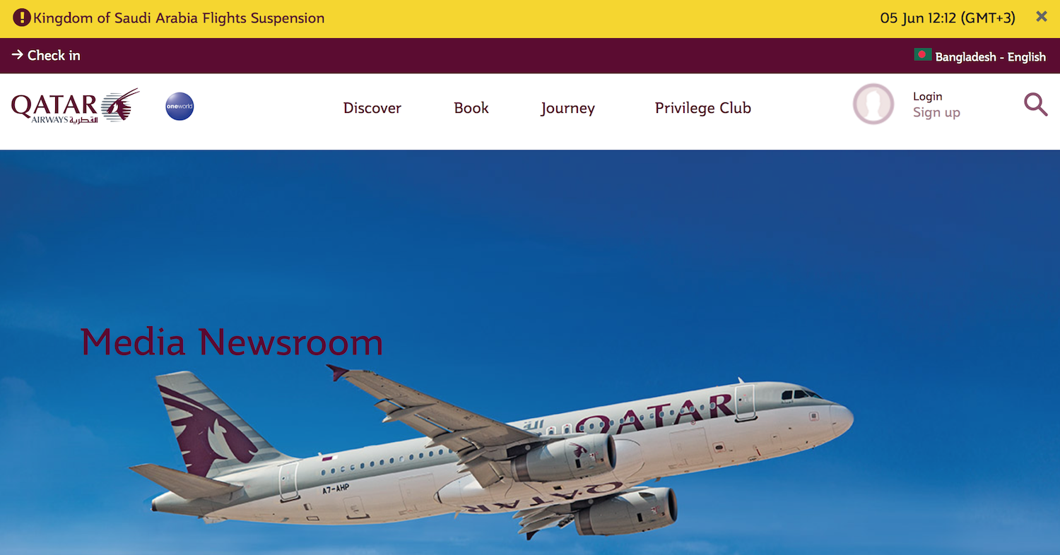 Qatar Flight Ban