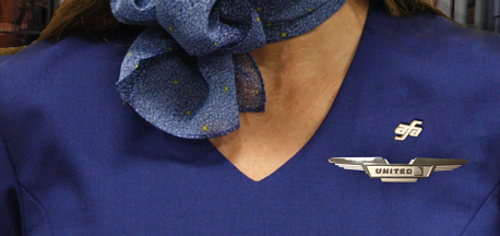 a close-up of a blue shirt