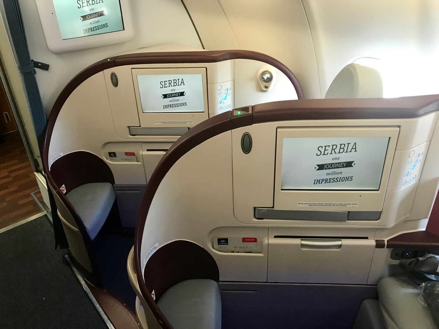 a seats on a plane
