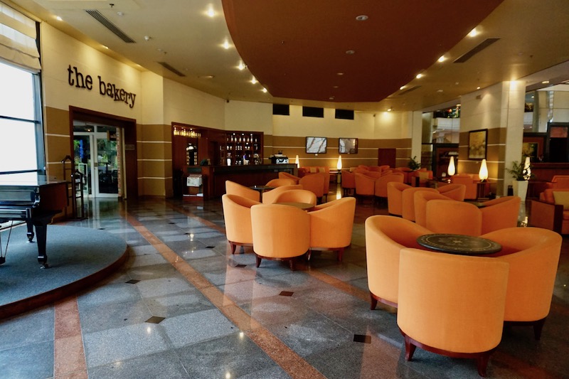 Lobby bakery, bar and restaurant.
