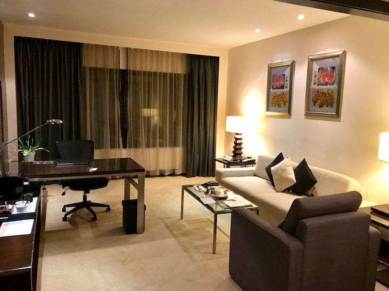 An excellent status suite upgrade at the JW Marriott Bangkok