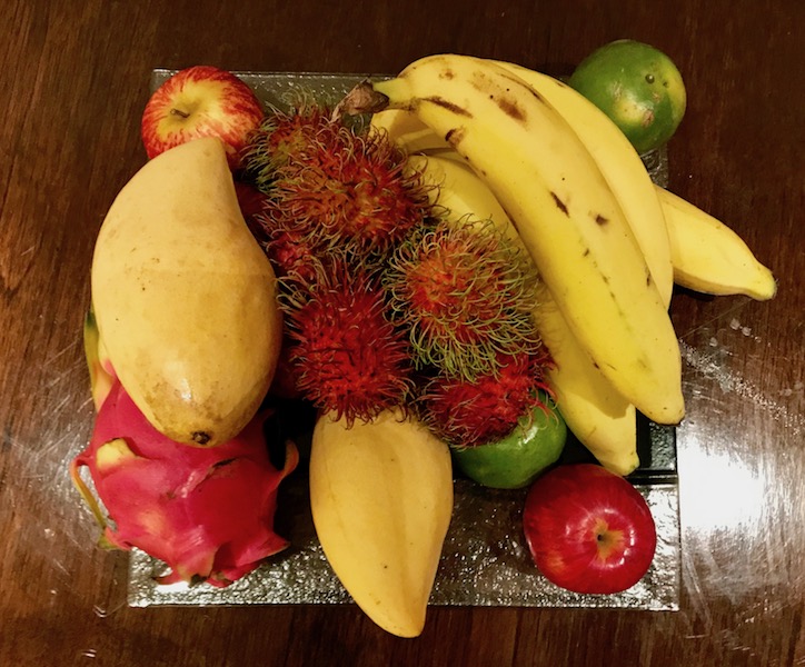 Fruit selection in my suite