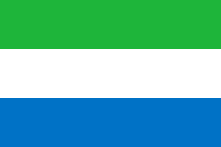 a green white and blue flag