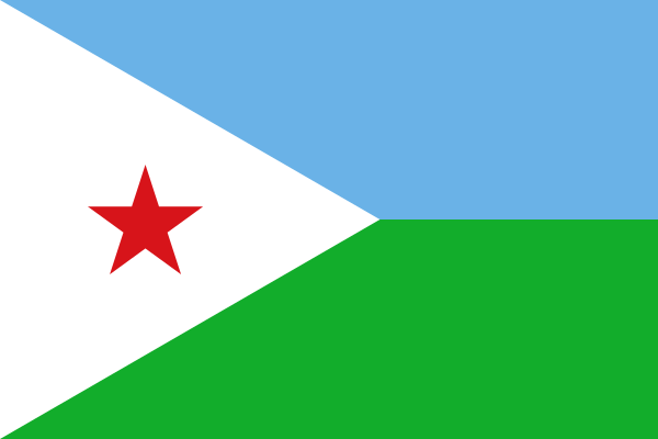 a flag with a red star