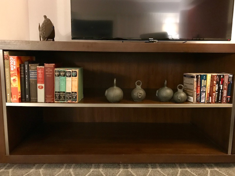 TV and little library