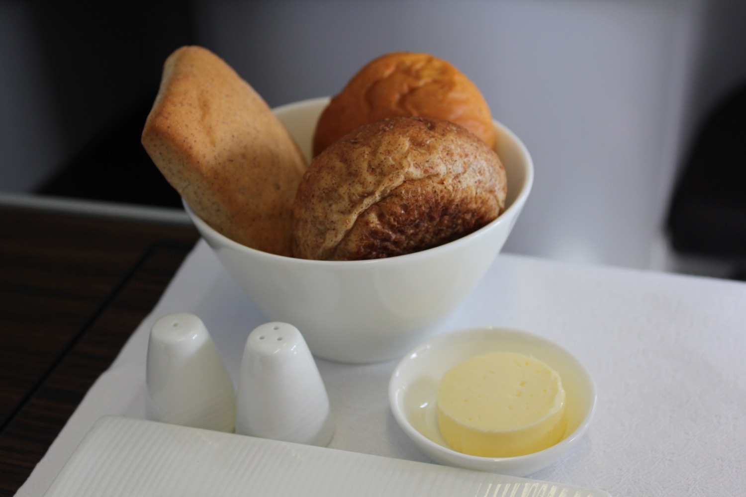a bowl of bread and butter