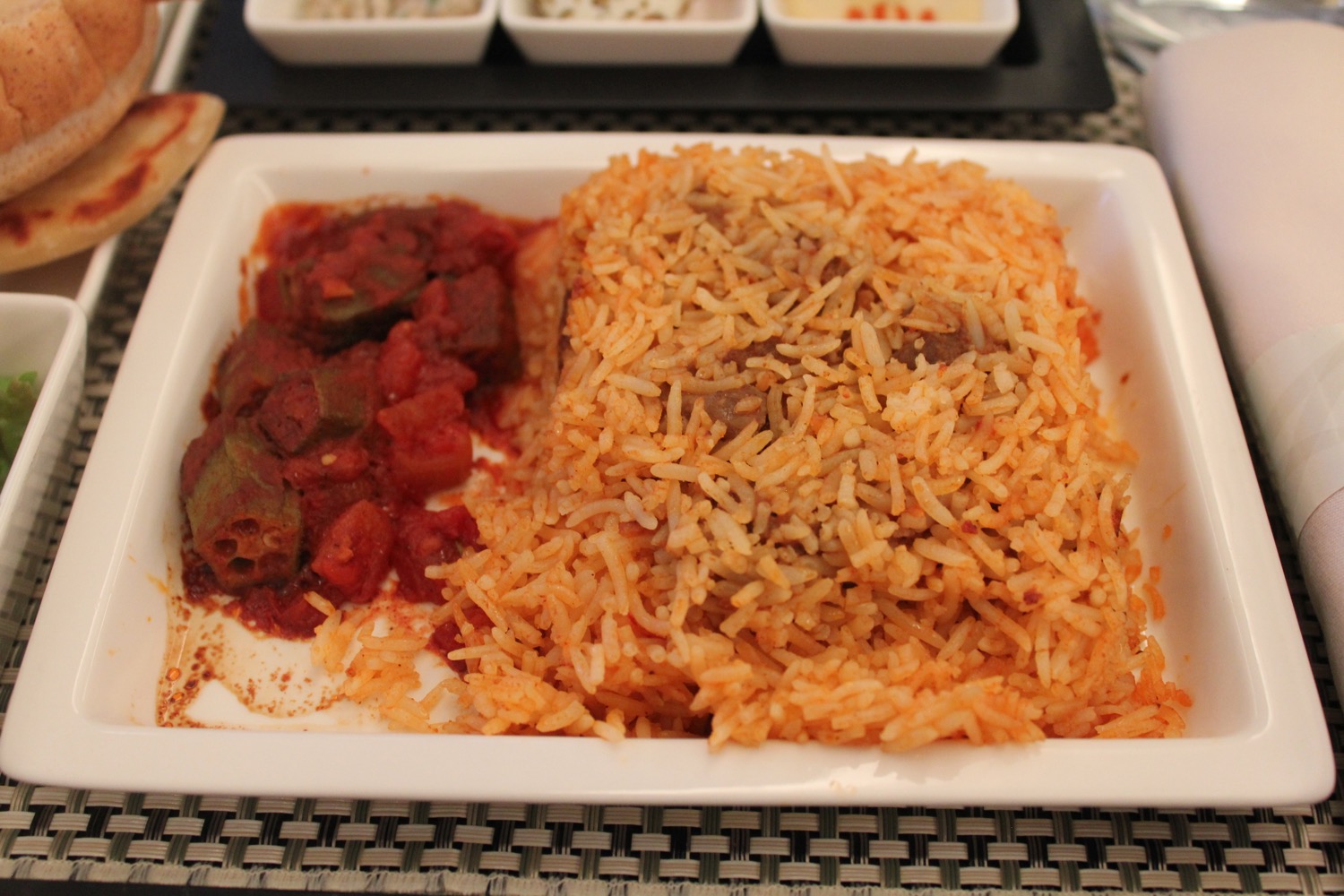 rice and beans plate