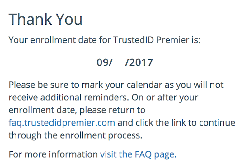 Personal enrollment date omitted.