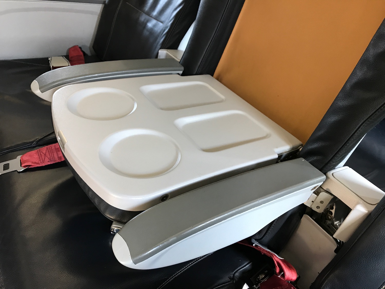 a seat in a plane