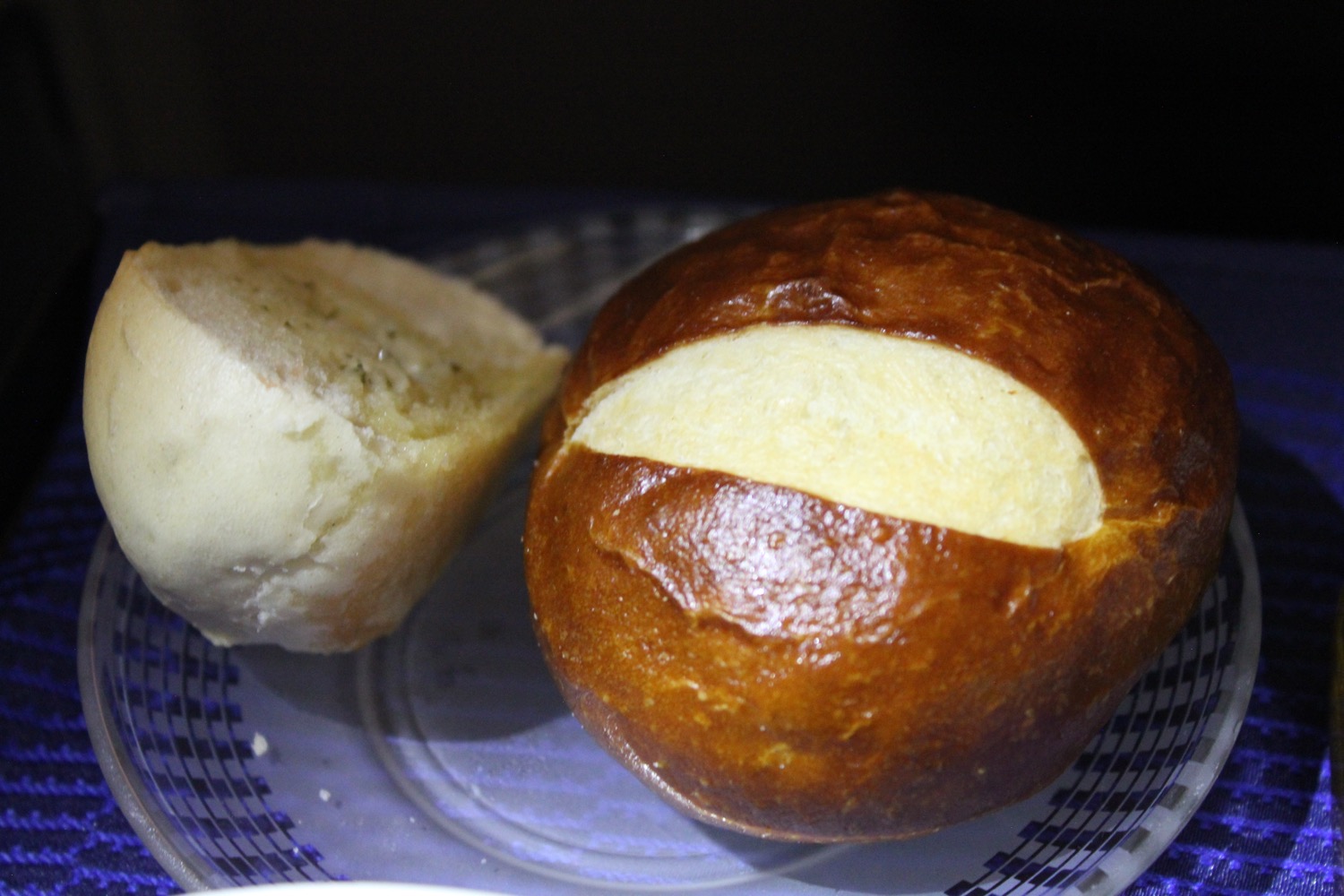 a loaf of bread on a plate